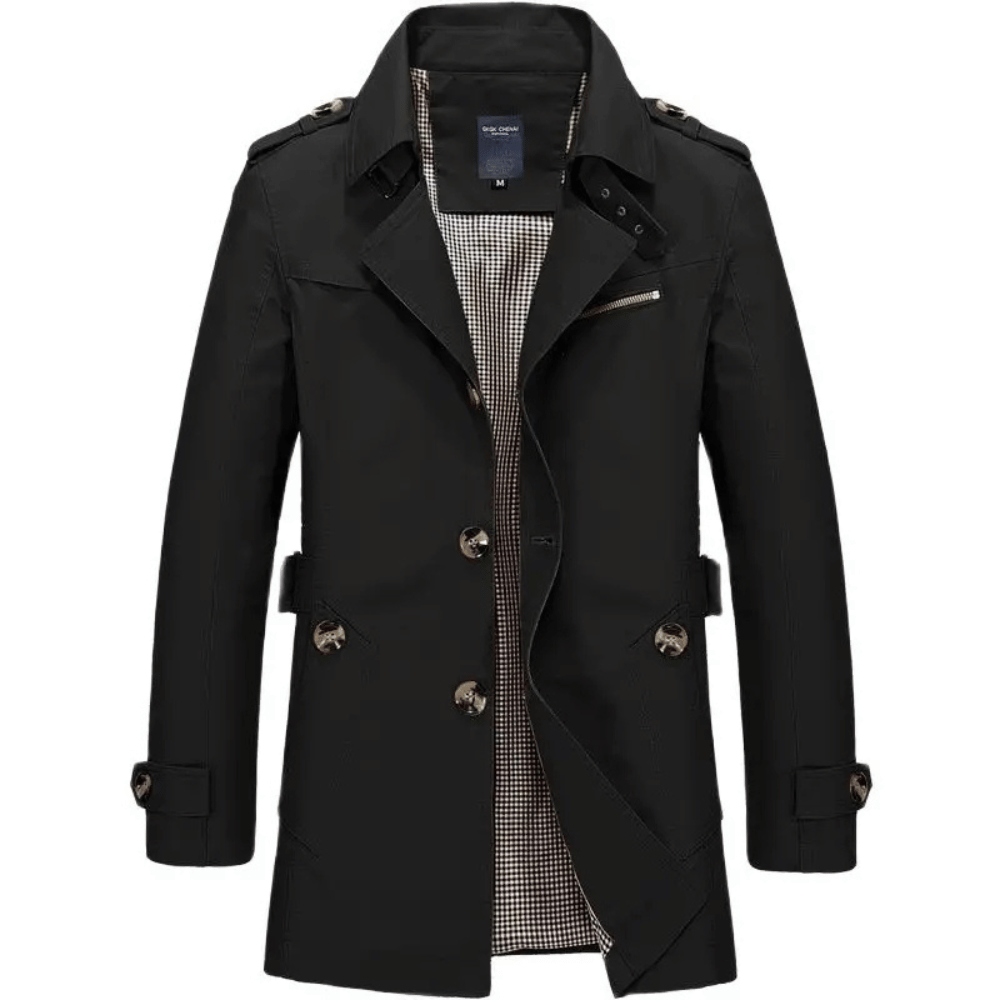 Gabardina Hombre | Invierno Corte Largo Atemporal