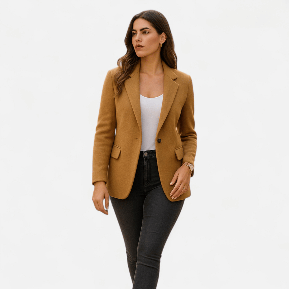 Chaqueta Mujer | Casual Manga Larga con Solapa Clásica