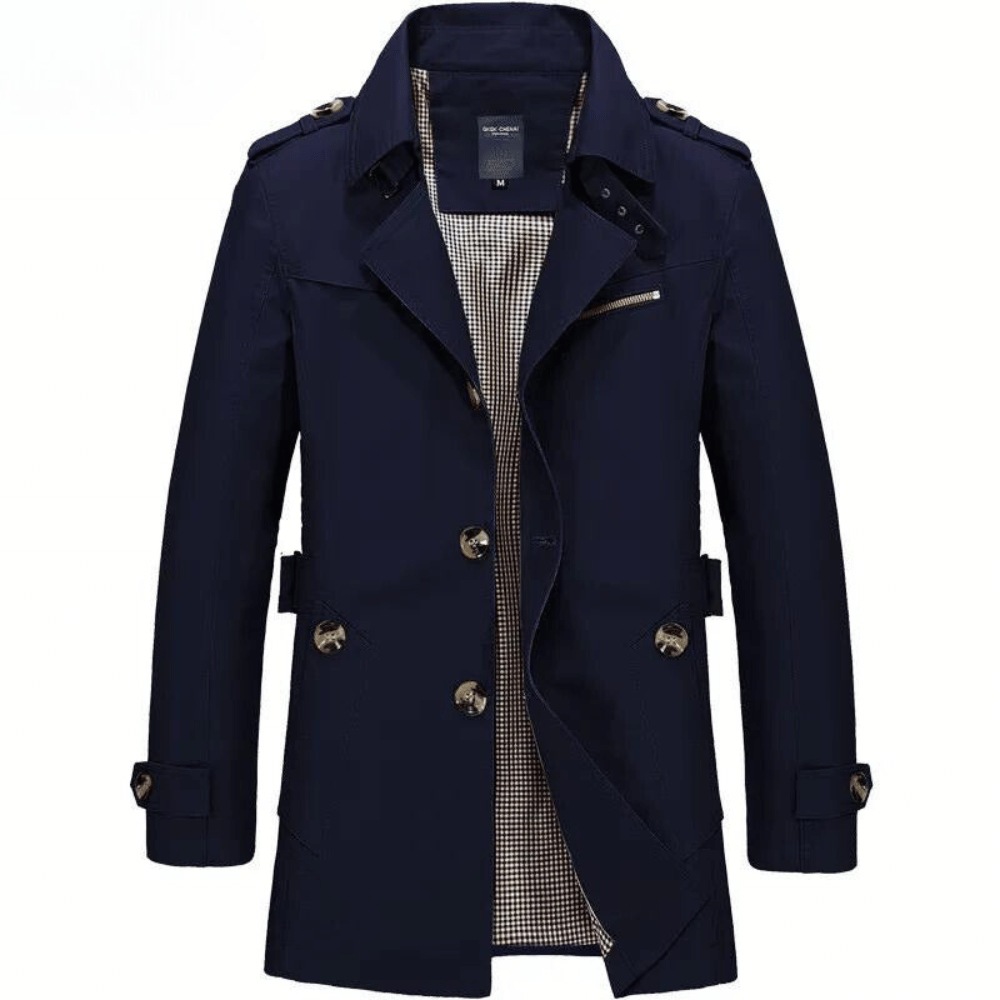 Gabardina Hombre | Invierno Corte Largo Atemporal