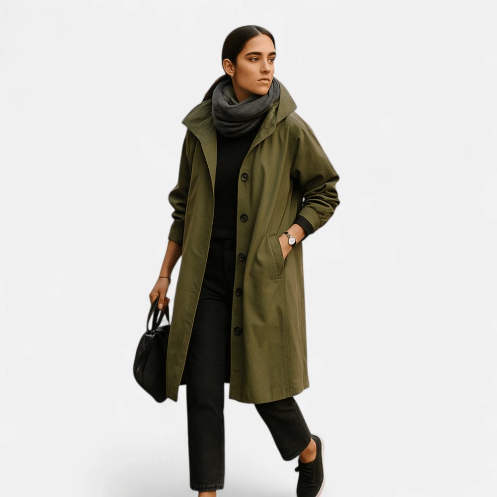 Gabardina Mujer | Con Capucha Atemporal