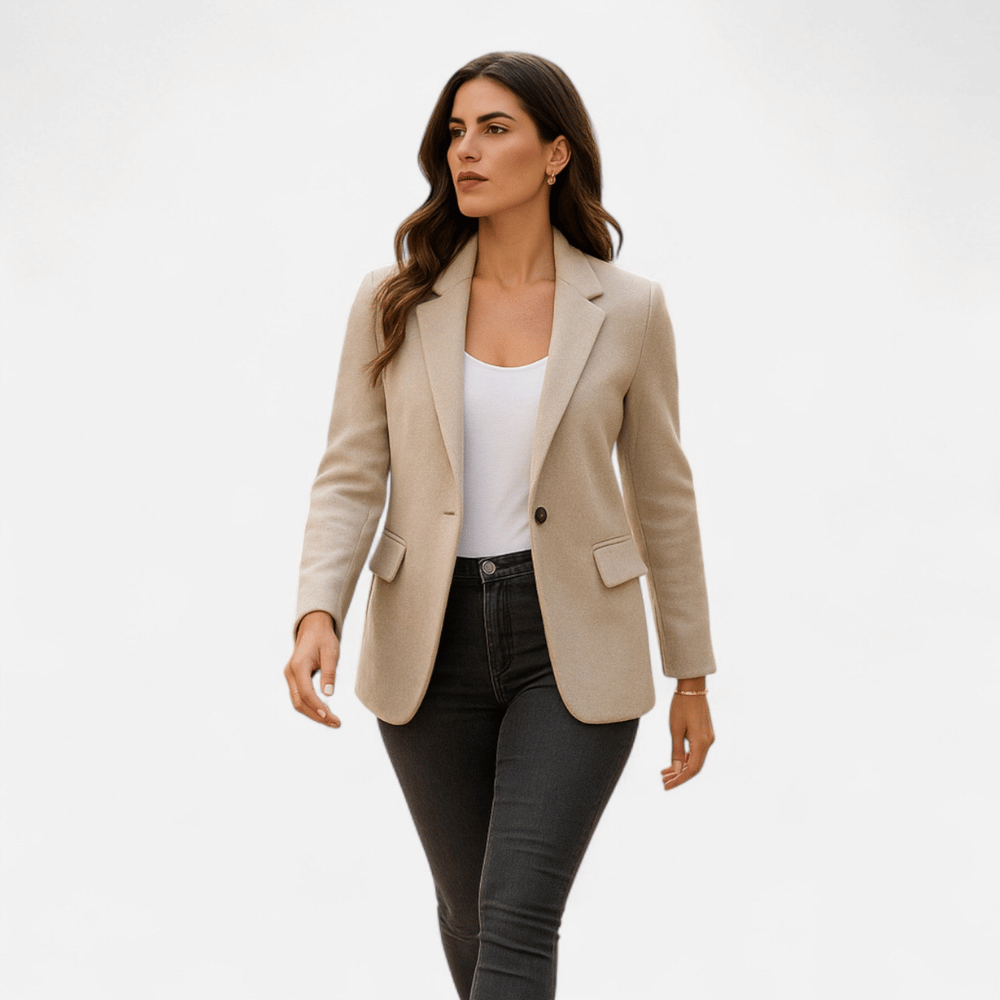 Chaqueta Mujer | Casual Manga Larga con Solapa Clásica