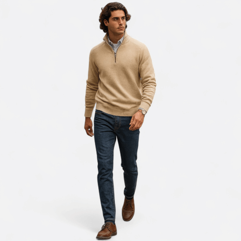 Suéter Hombre | Cremallera Clásico Atemporal