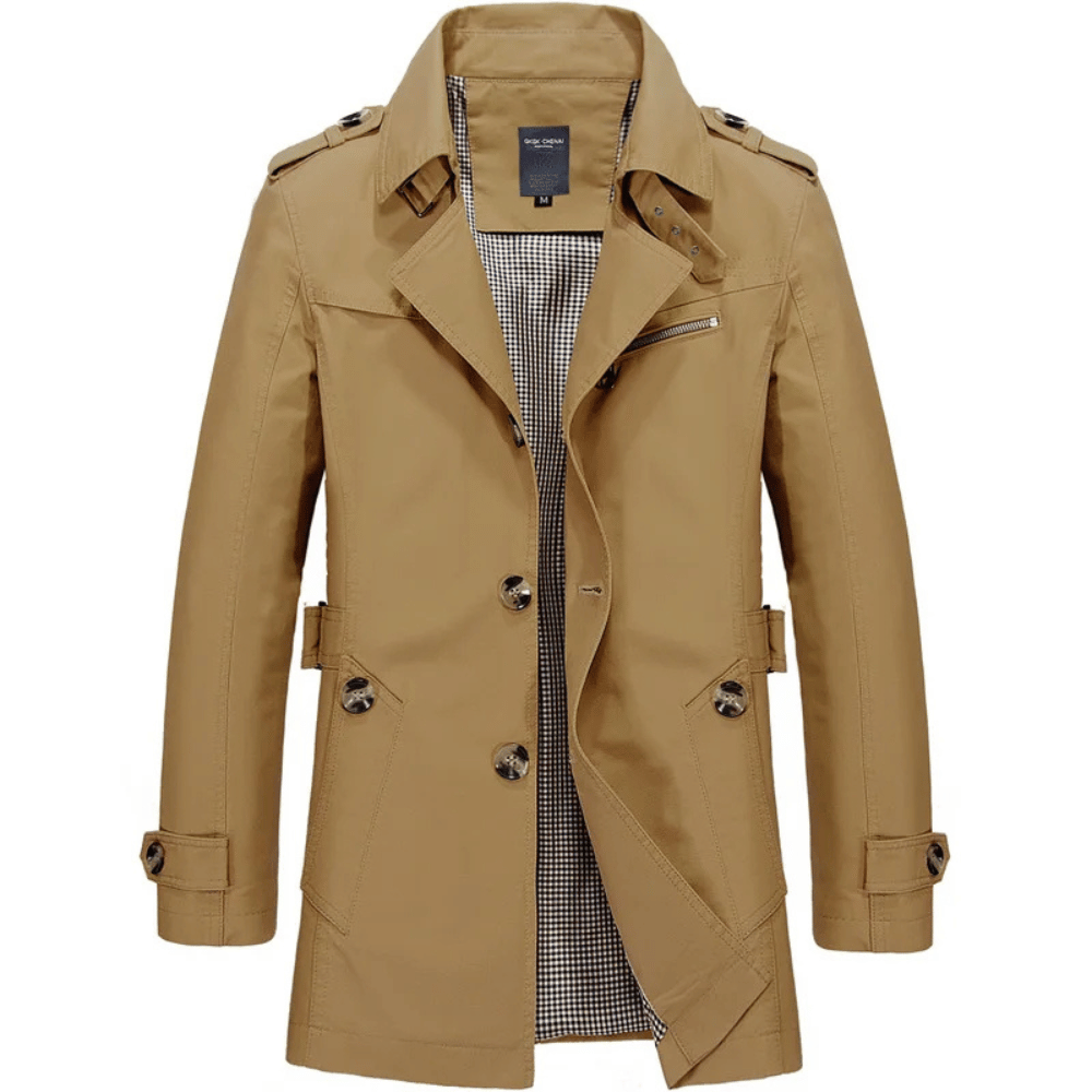 Gabardina Hombre | Invierno Corte Largo Atemporal