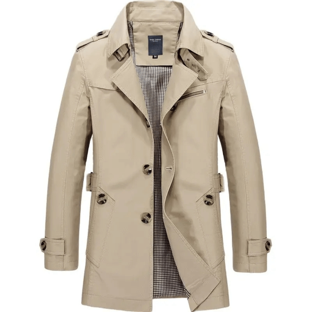 Gabardina Hombre | Invierno Corte Largo Atemporal