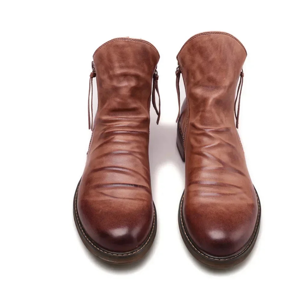 Botines Chelsea Hombre | PU con Cremallera Lateral