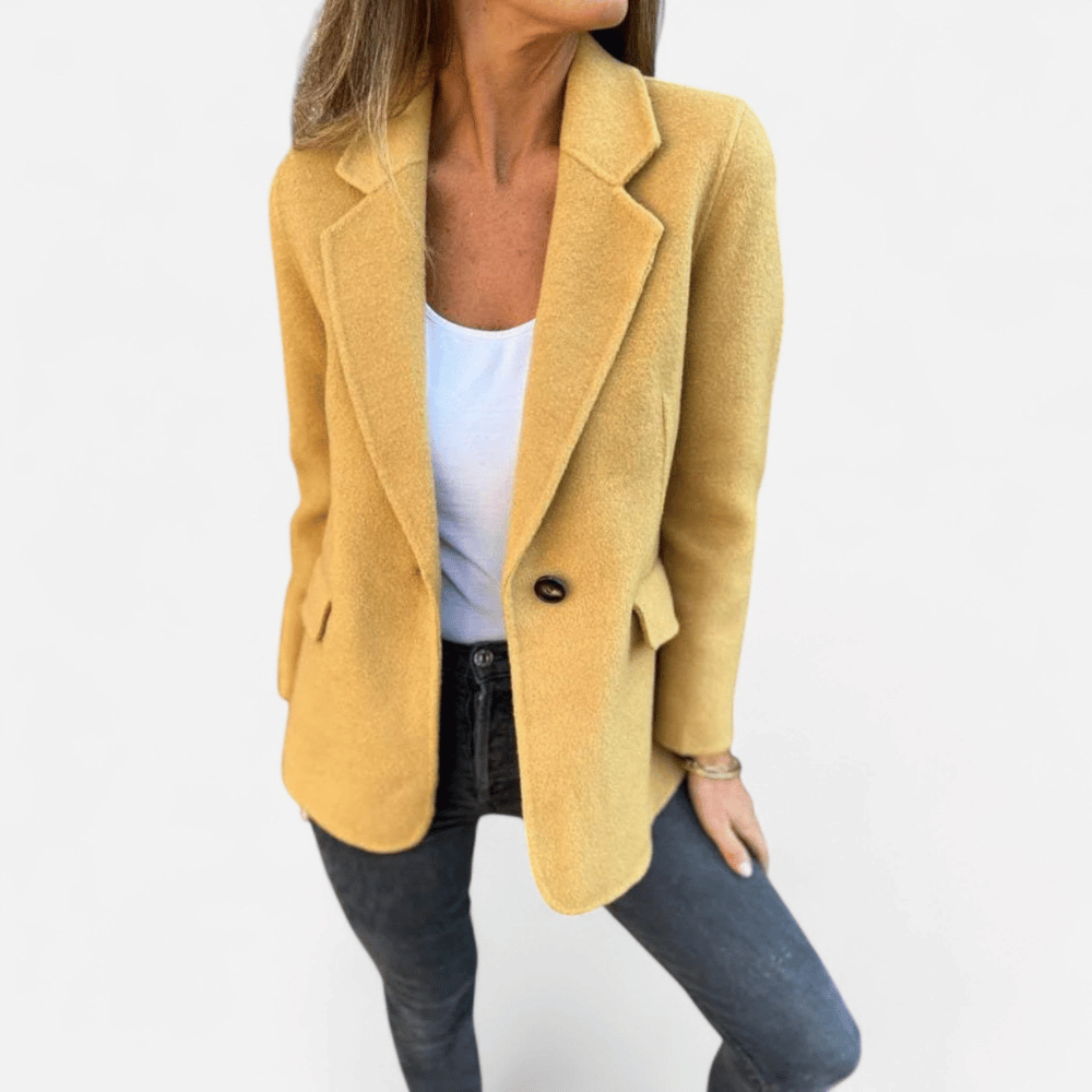 Chaqueta Mujer | Casual Manga Larga con Solapa Clásica