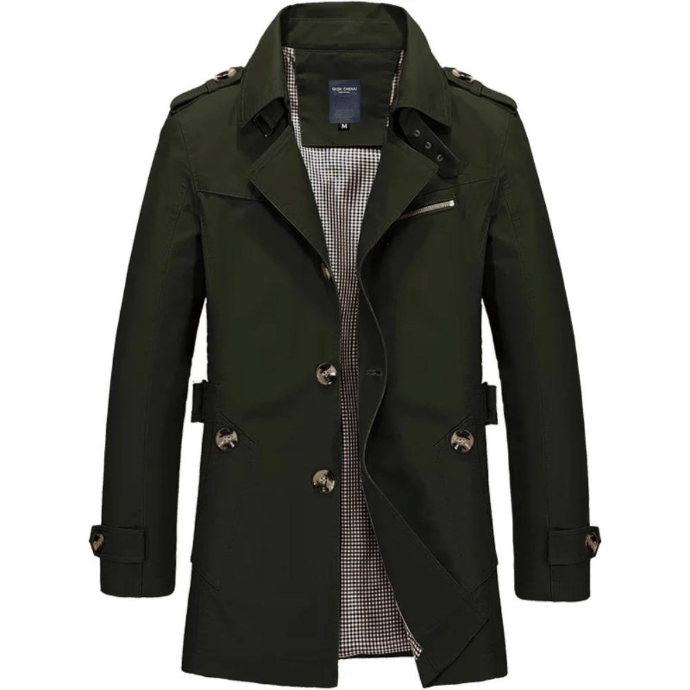 Gabardina Hombre | Invierno Corte Largo Atemporal