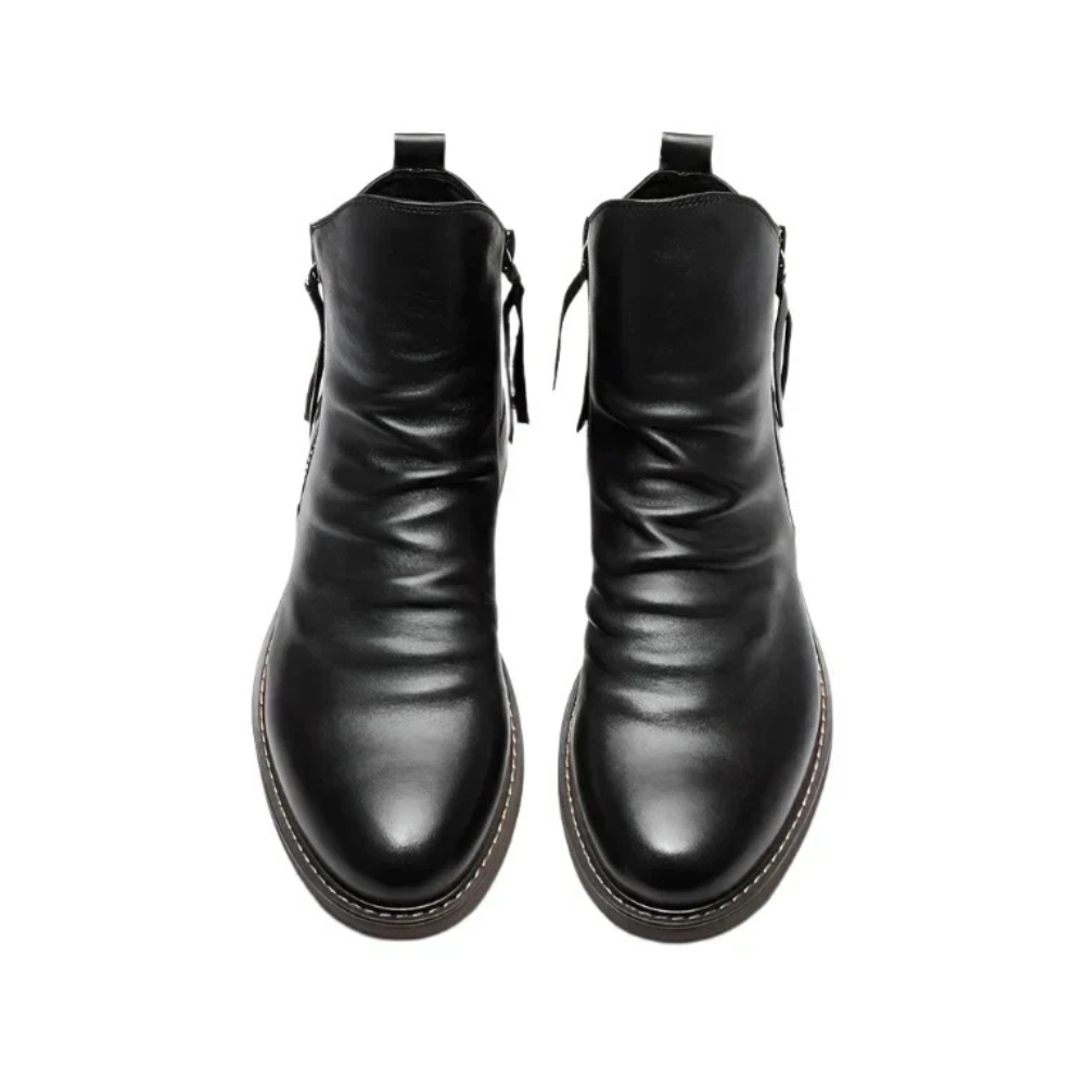 Botines Chelsea Hombre | PU con Cremallera Lateral