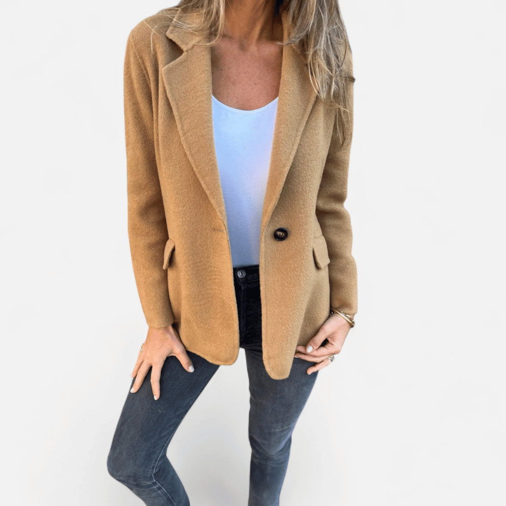 Chaqueta Mujer | Casual Manga Larga con Solapa Clásica