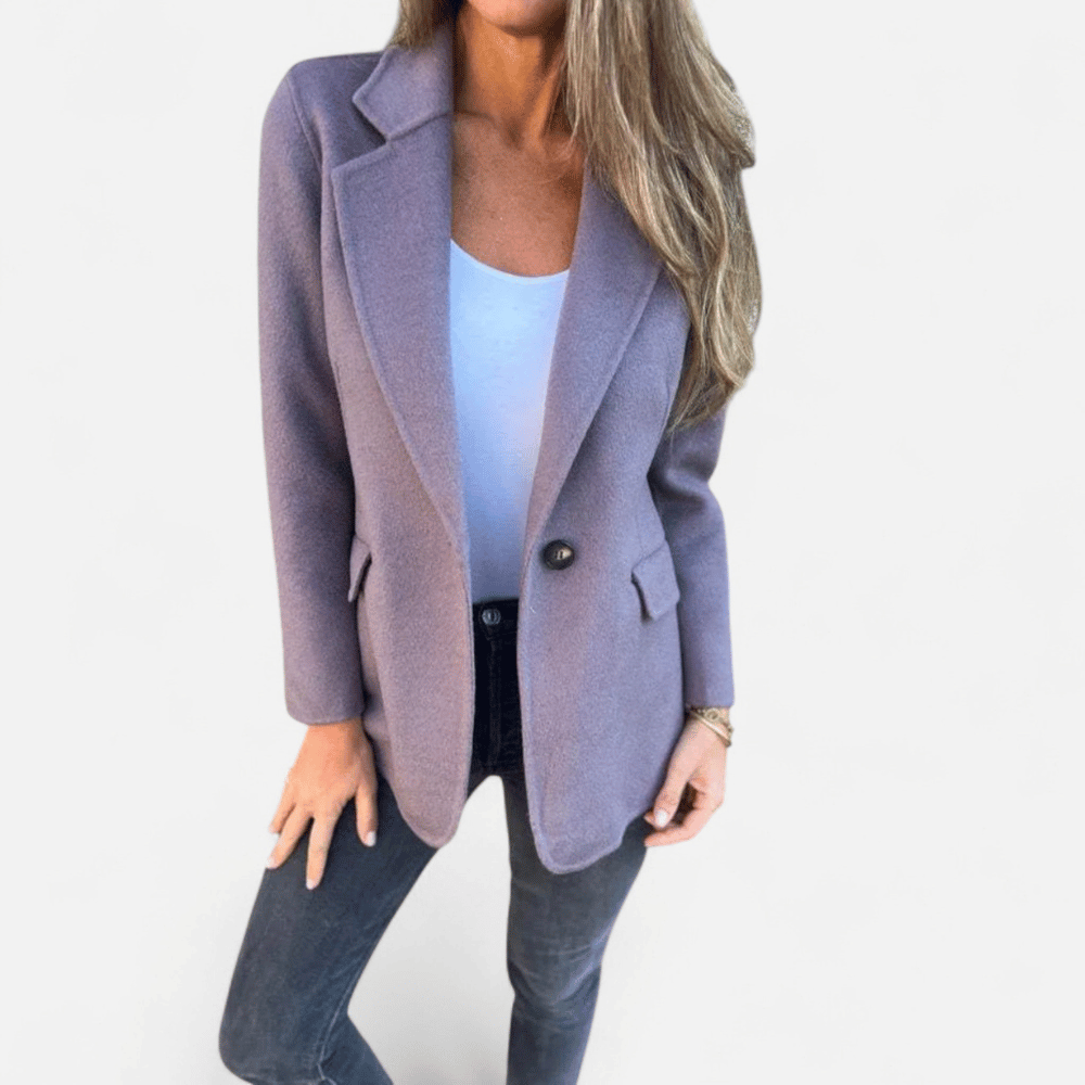 Chaqueta Mujer | Casual Manga Larga con Solapa Clásica