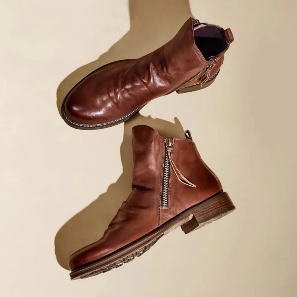 Botines Chelsea Hombre | PU con Cremallera Lateral