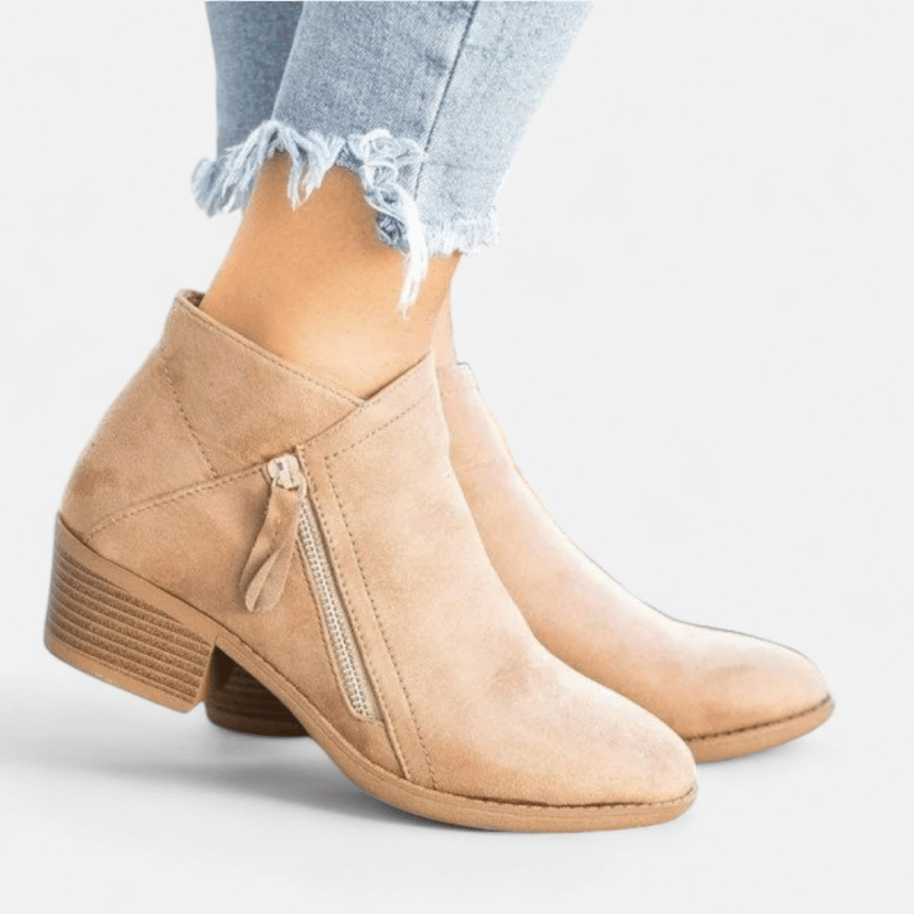 Botas Mujer | Estilo Casual con Cremallera Lateral